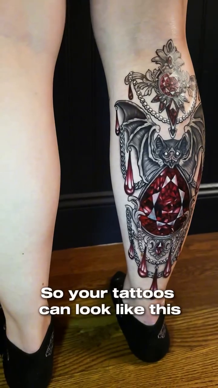Tattoo by @meganchevatewa — dark_realism, neo_traditional