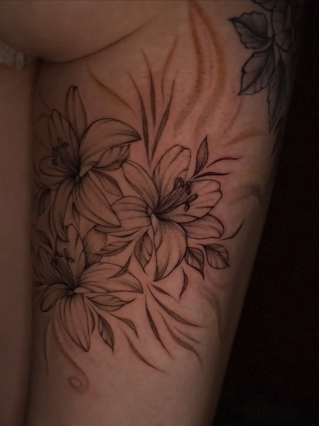Tattoo by @greimey.ink — illustrative, black_and_grey