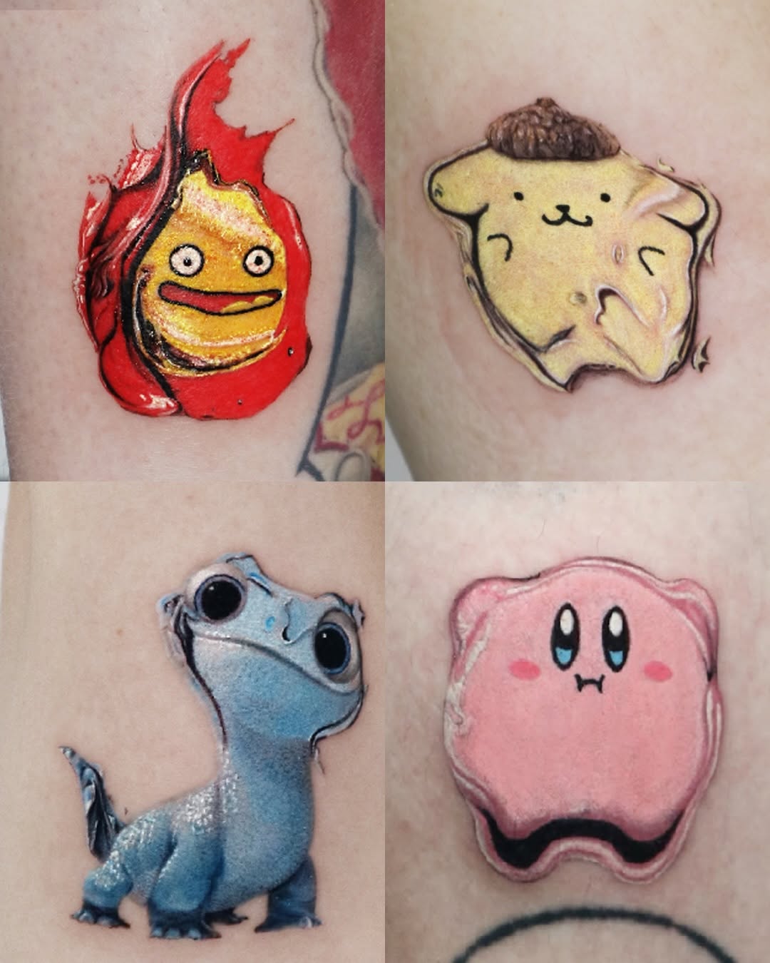 Tattoo by @greeni_tattoo — realism, anime