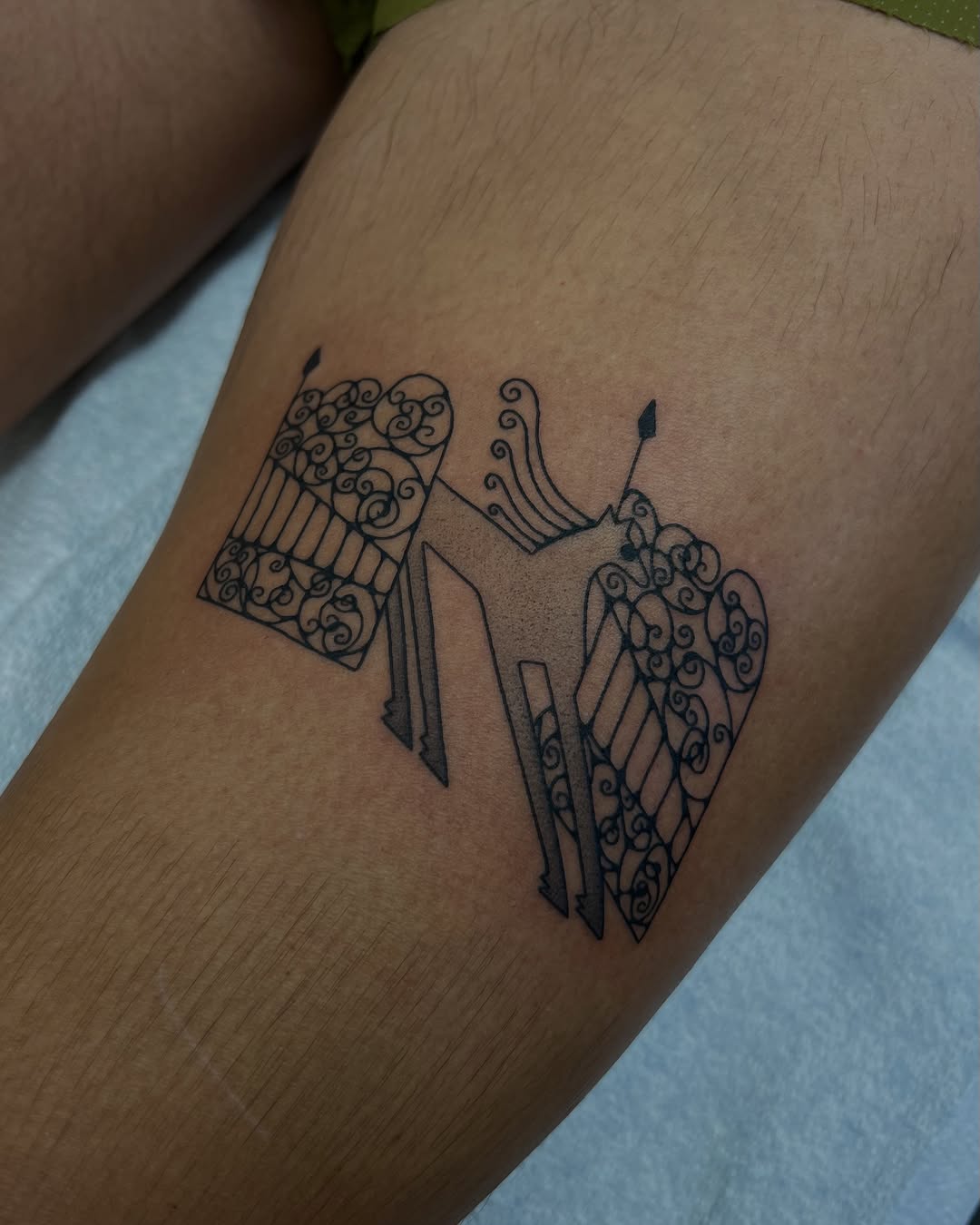 Tattoo by @onionrot — blackwork, ornamental