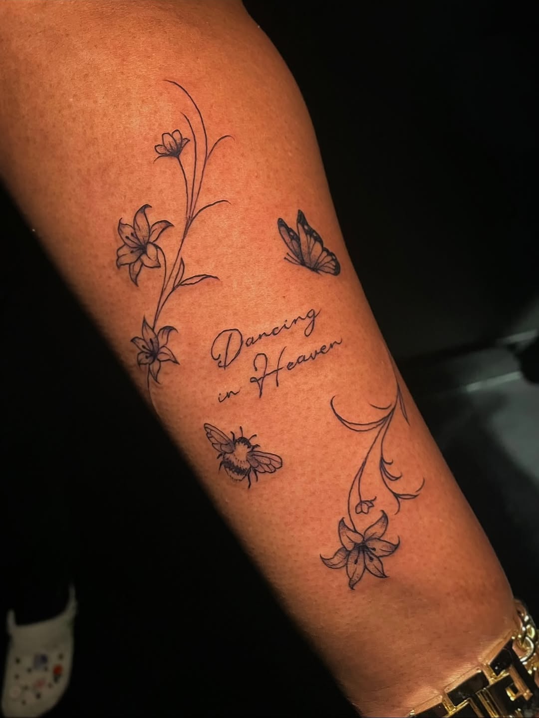 Tattoo by @graceless_ink — fine_line, lettering_script