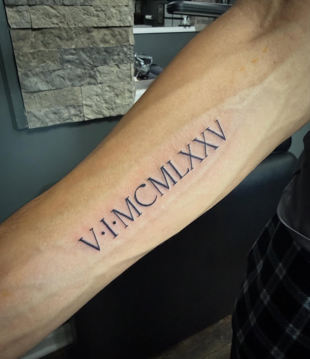 Tattoo by @stabbyroseink — lettering_script, fine_line
