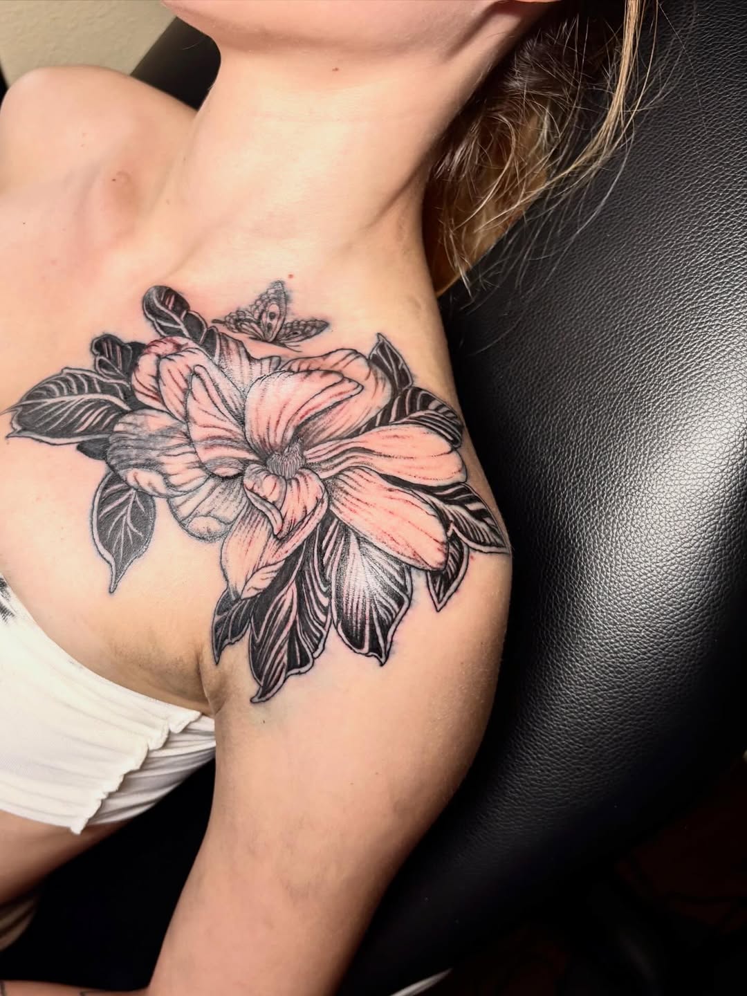 Tattoo by @k.l_tattoo_uptown — black_and_grey