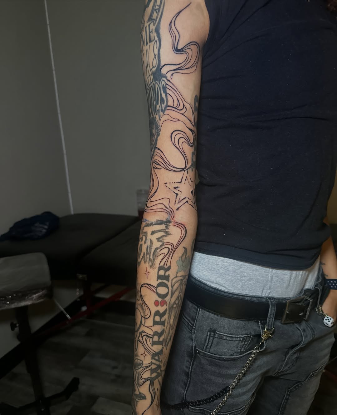 Tattoo by @tattedbytuck โ illustrative, blackwork