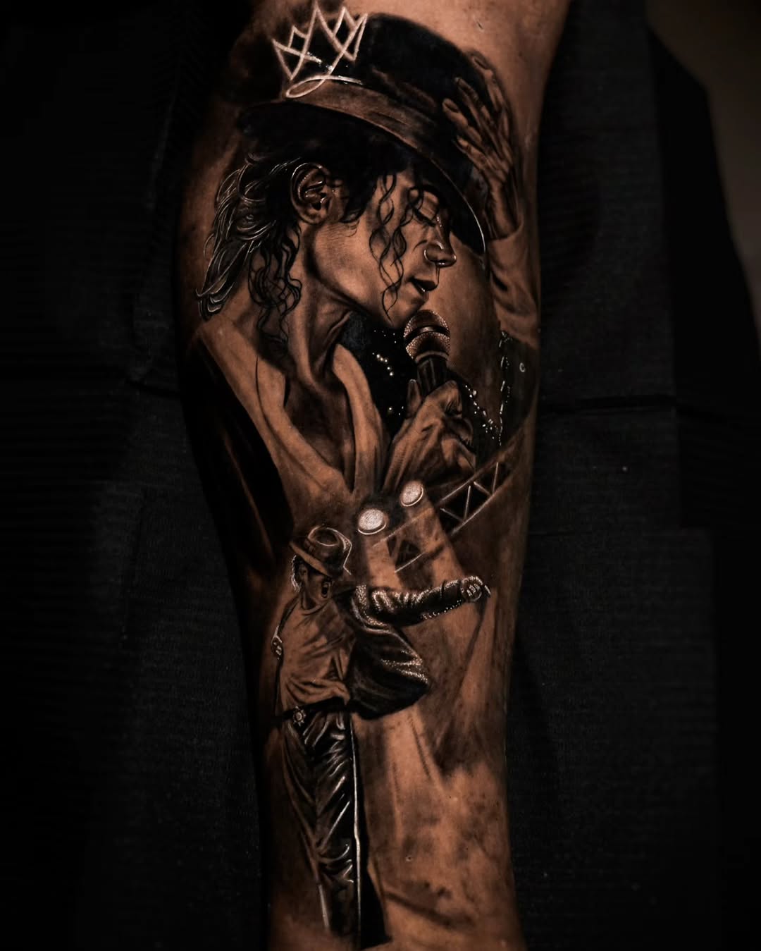Tattoo by @baxttertattoo β realism, black_and_grey
