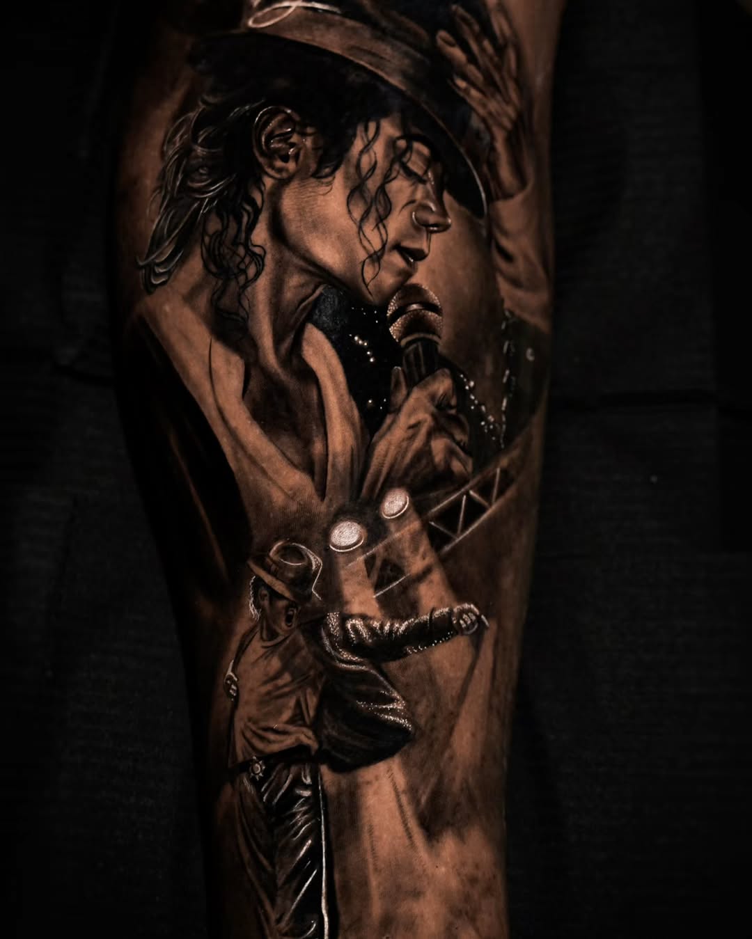 Tattoo by @baxttertattoo β realism, black_and_grey