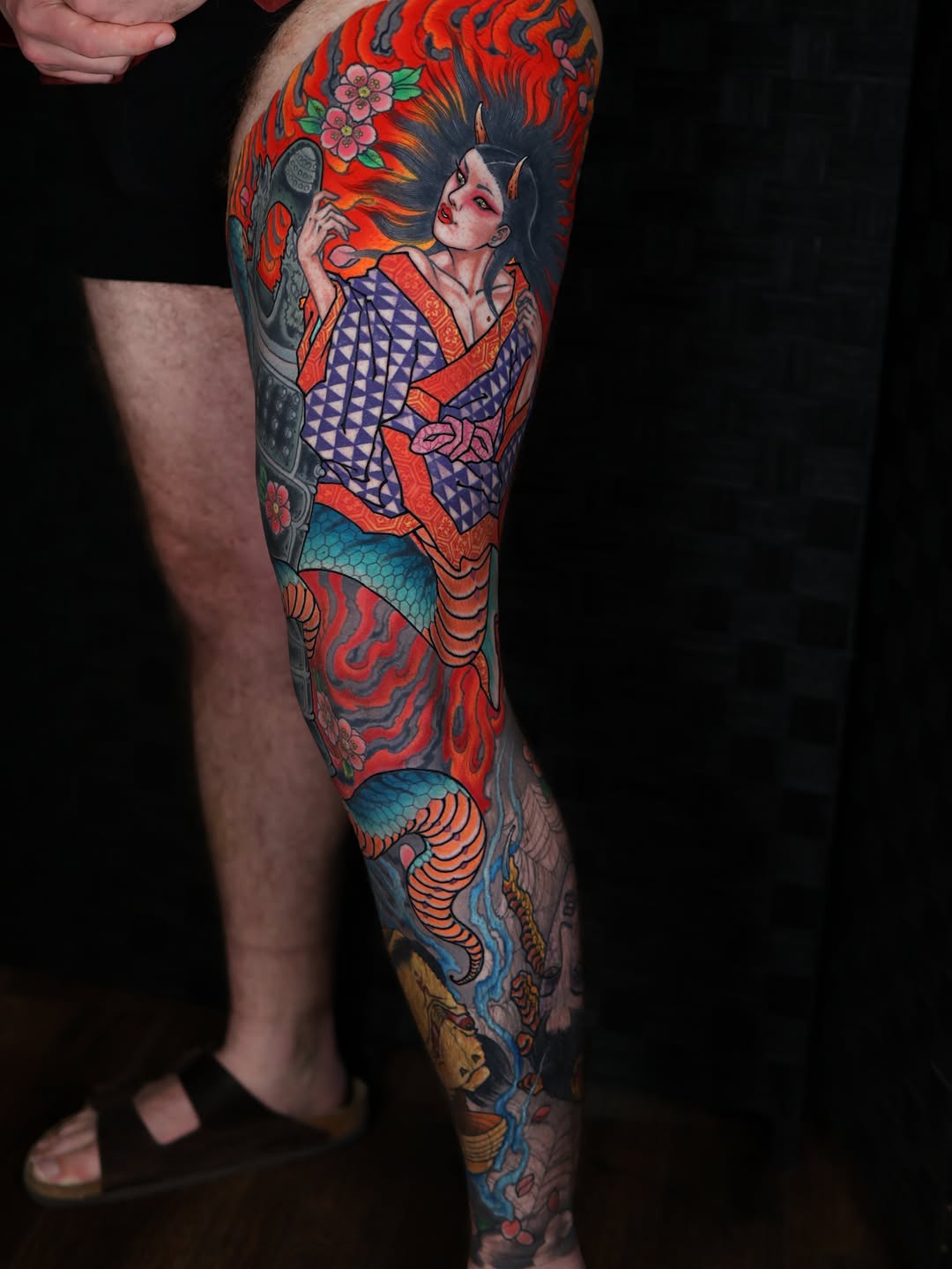 Tattoo by @jacoabarca โ japanese_irezumi, neo_traditional