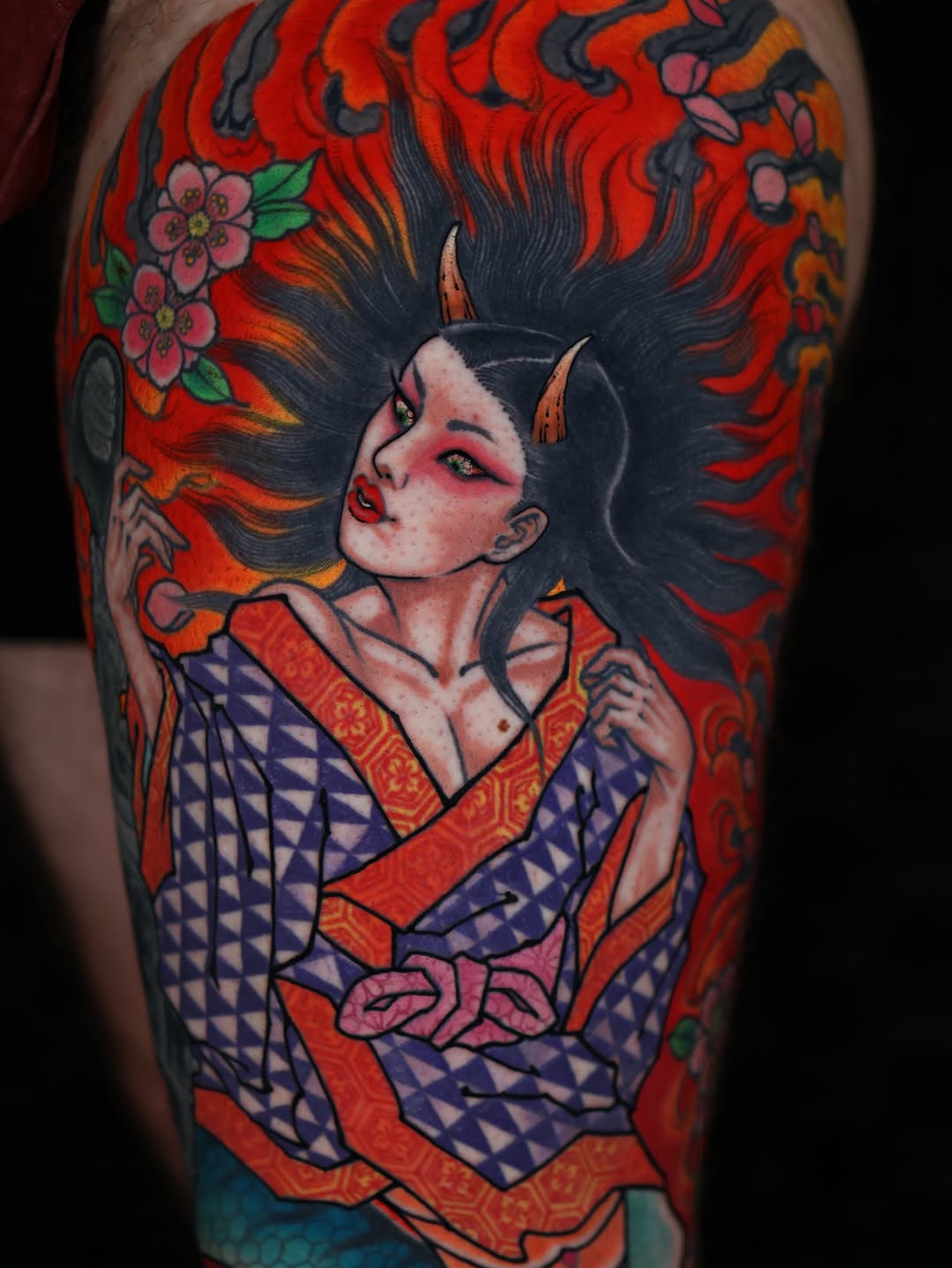 Tattoo by @jacoabarca โ japanese_irezumi, neo_traditional