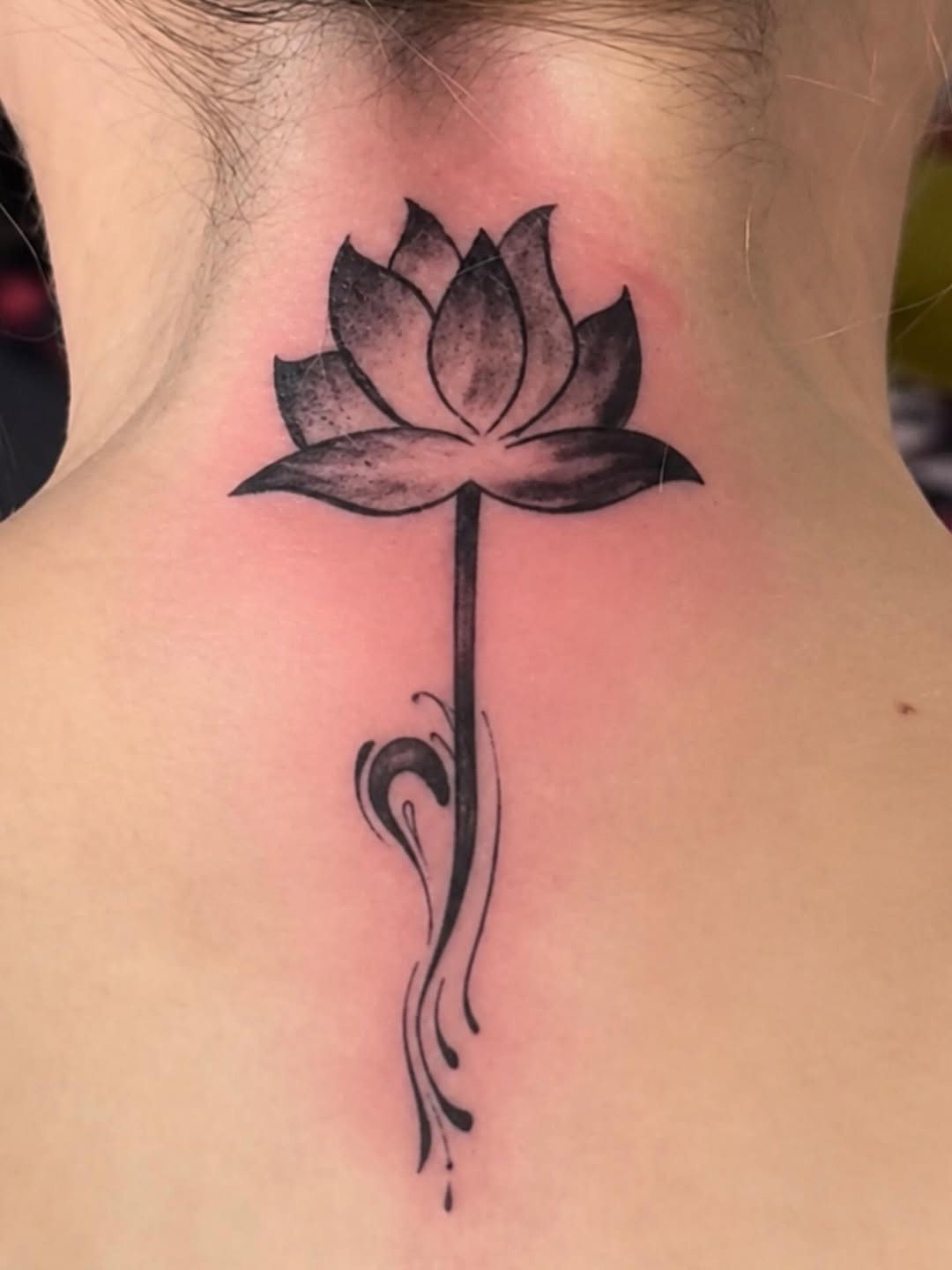 Tattoo by @turqturqd — black_and_grey, fine_line