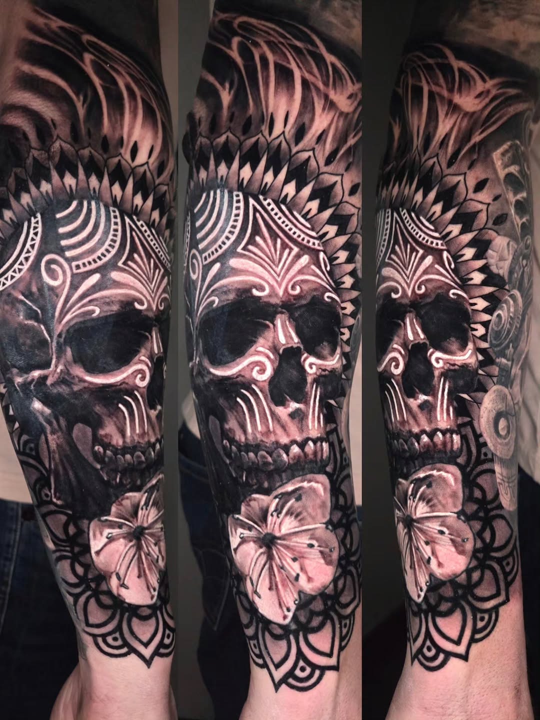 Tattoo by @pdudetattoo — black_and_grey, illustrative