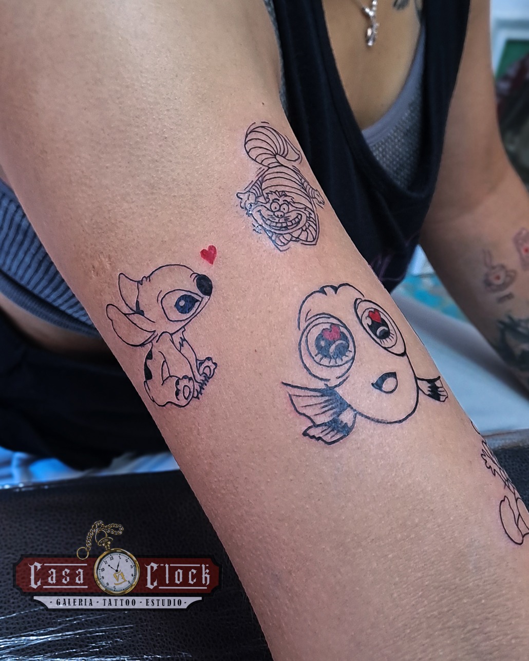 Tattoo by @casa.clock β illustrative, fine_line