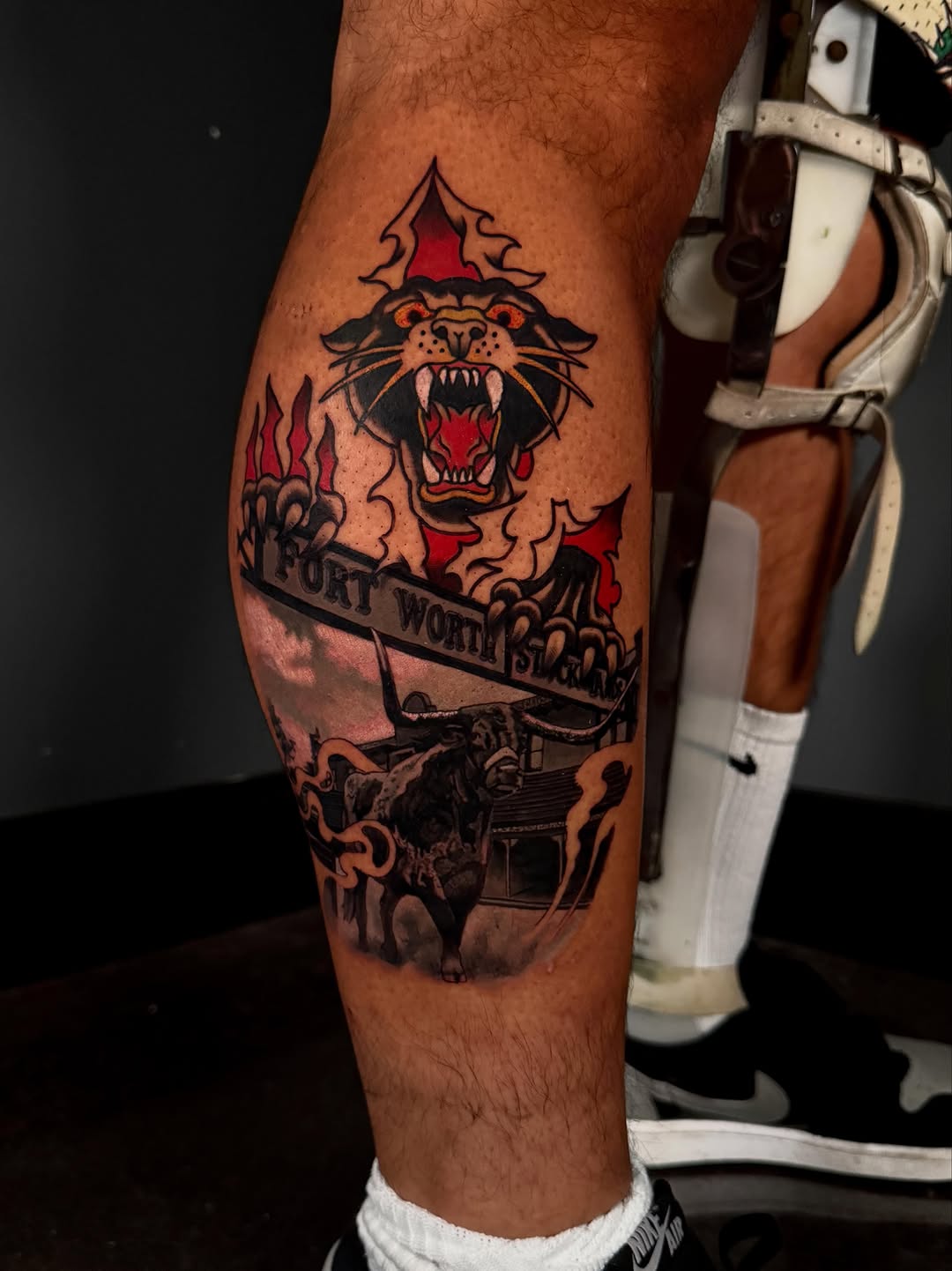 Tattoo by @tit_tats — american_traditional, black_and_grey