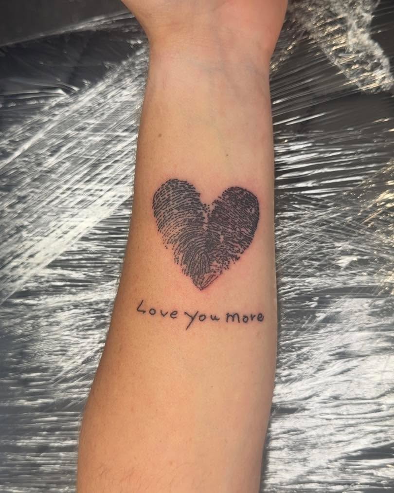 Tattoo by @majestic.ink_ — fine_line, lettering_script