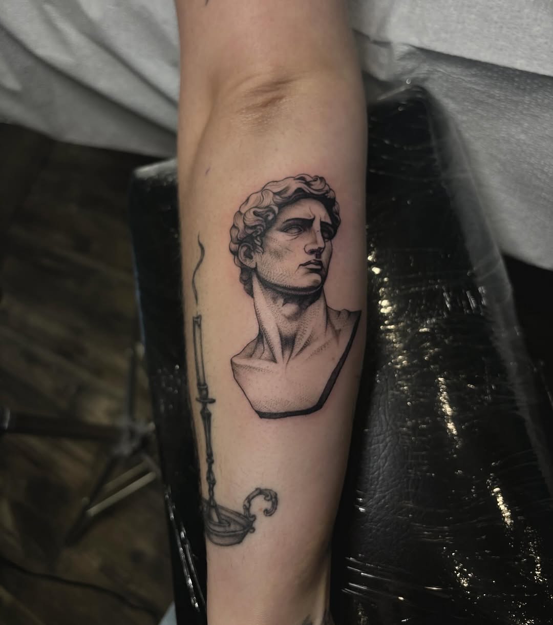 Tattoo by @emctattoos — realism, black_and_grey