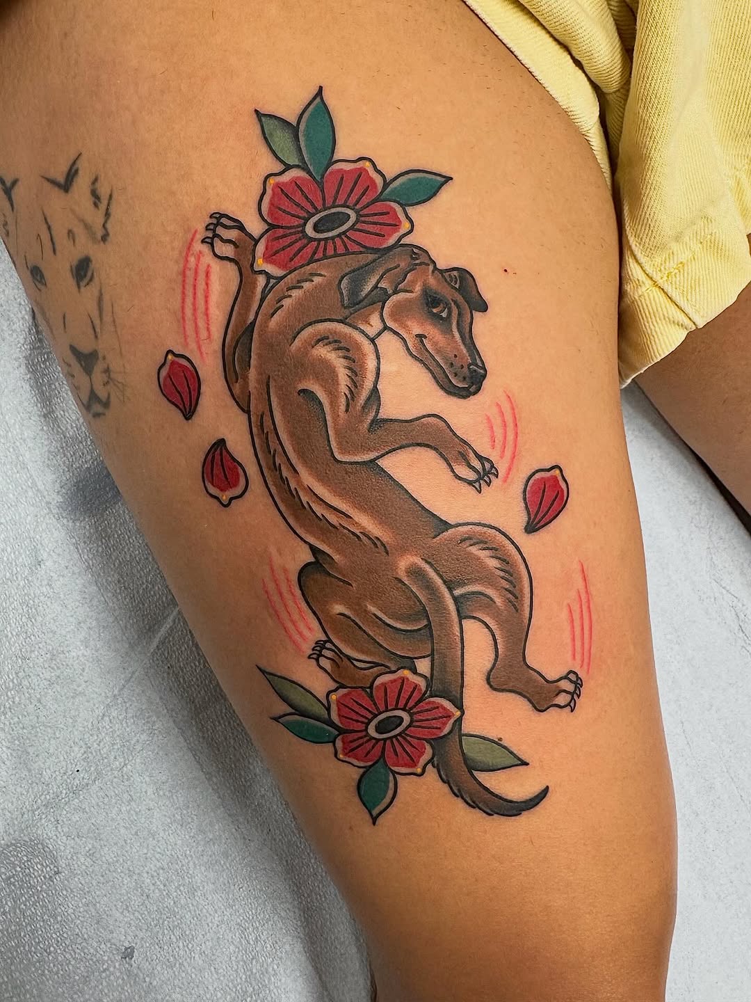 Tattoo by @stefanytattoos — american_traditional, illustrative