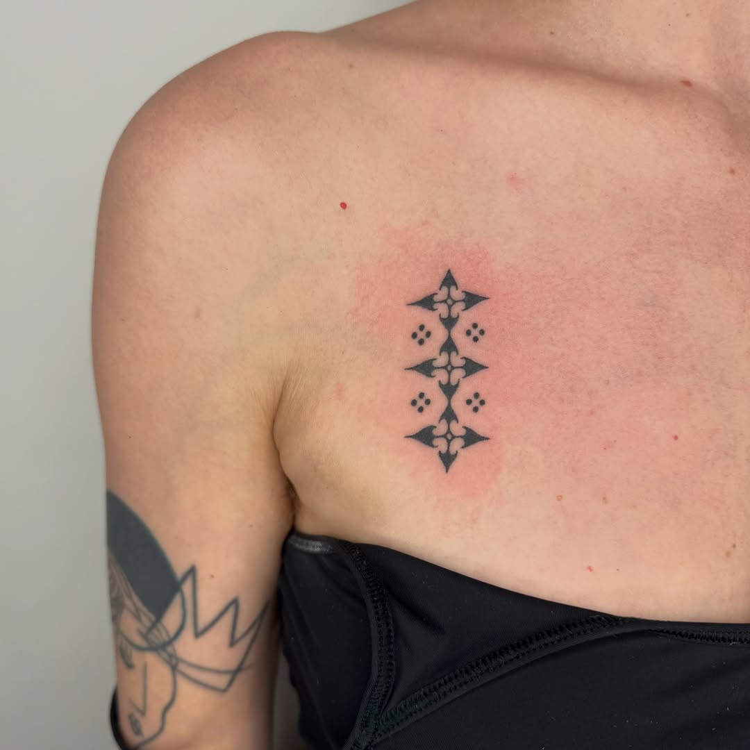 Tattoo by @microwave.00 — geometric, ornamental
