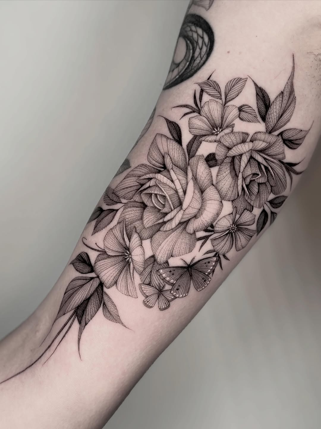Tattoo by @brittnaami β black_and_grey, illustrative