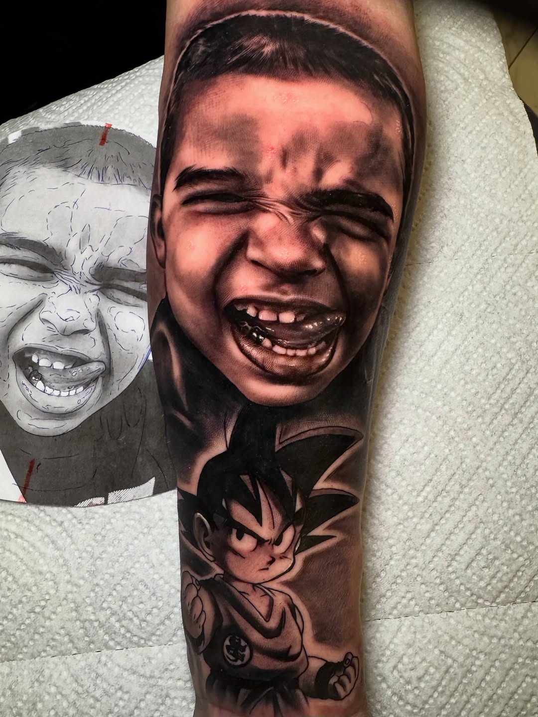 Tattoo by @suave.serg714 β realism, anime