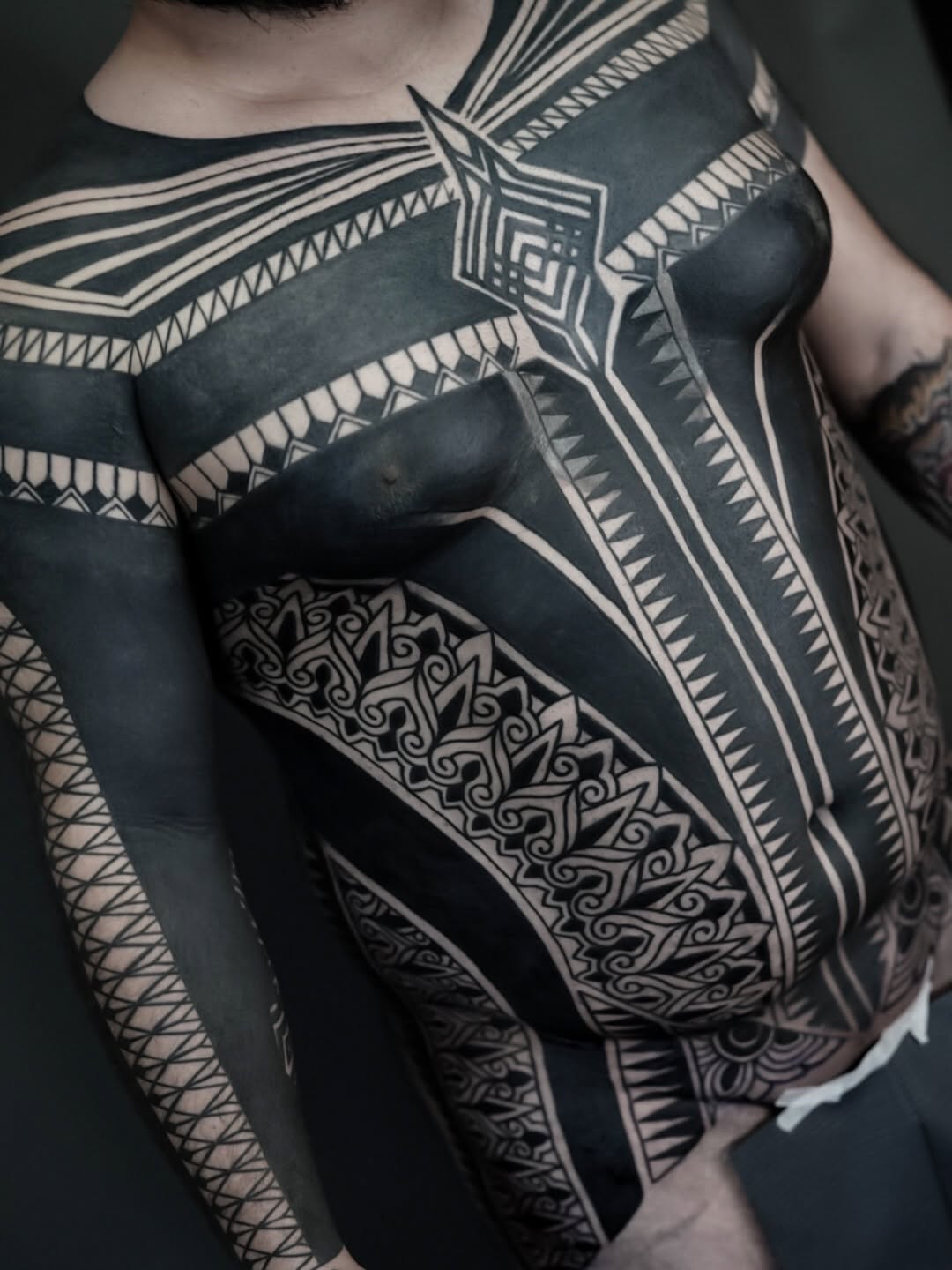 Tattoo by @oliver_kenton — blackwork, ornamental