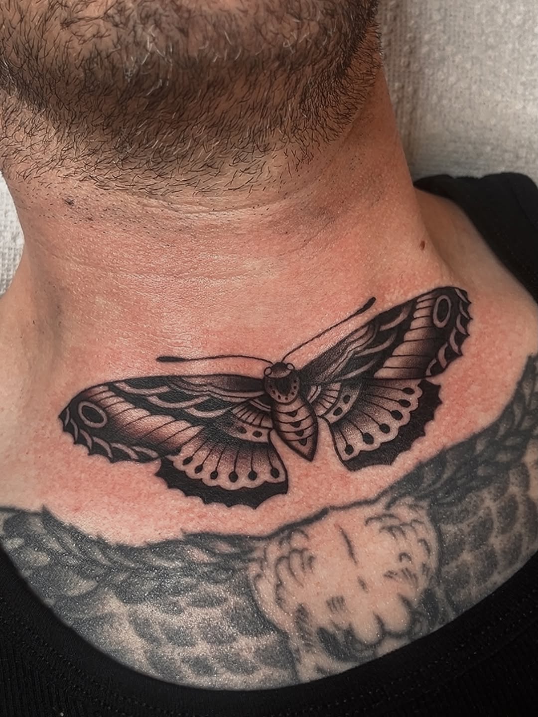 Tattoo by @jckbtattoos — black_and_grey, illustrative