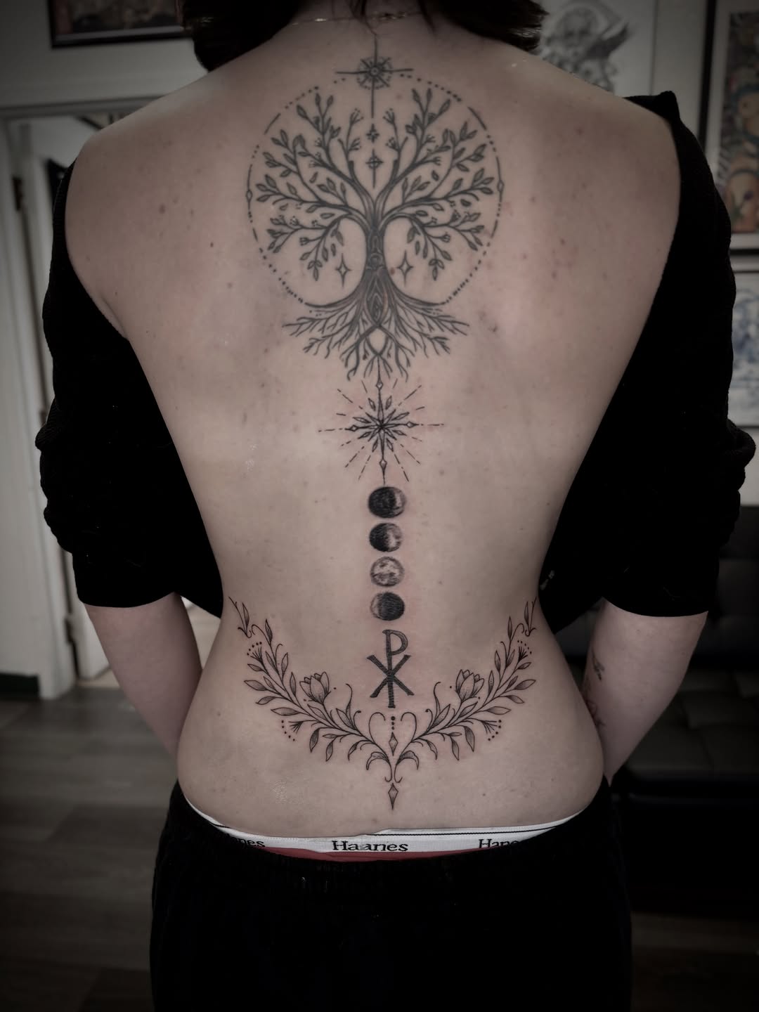 Tattoo by @sunken.rellik β fine_line, dotwork