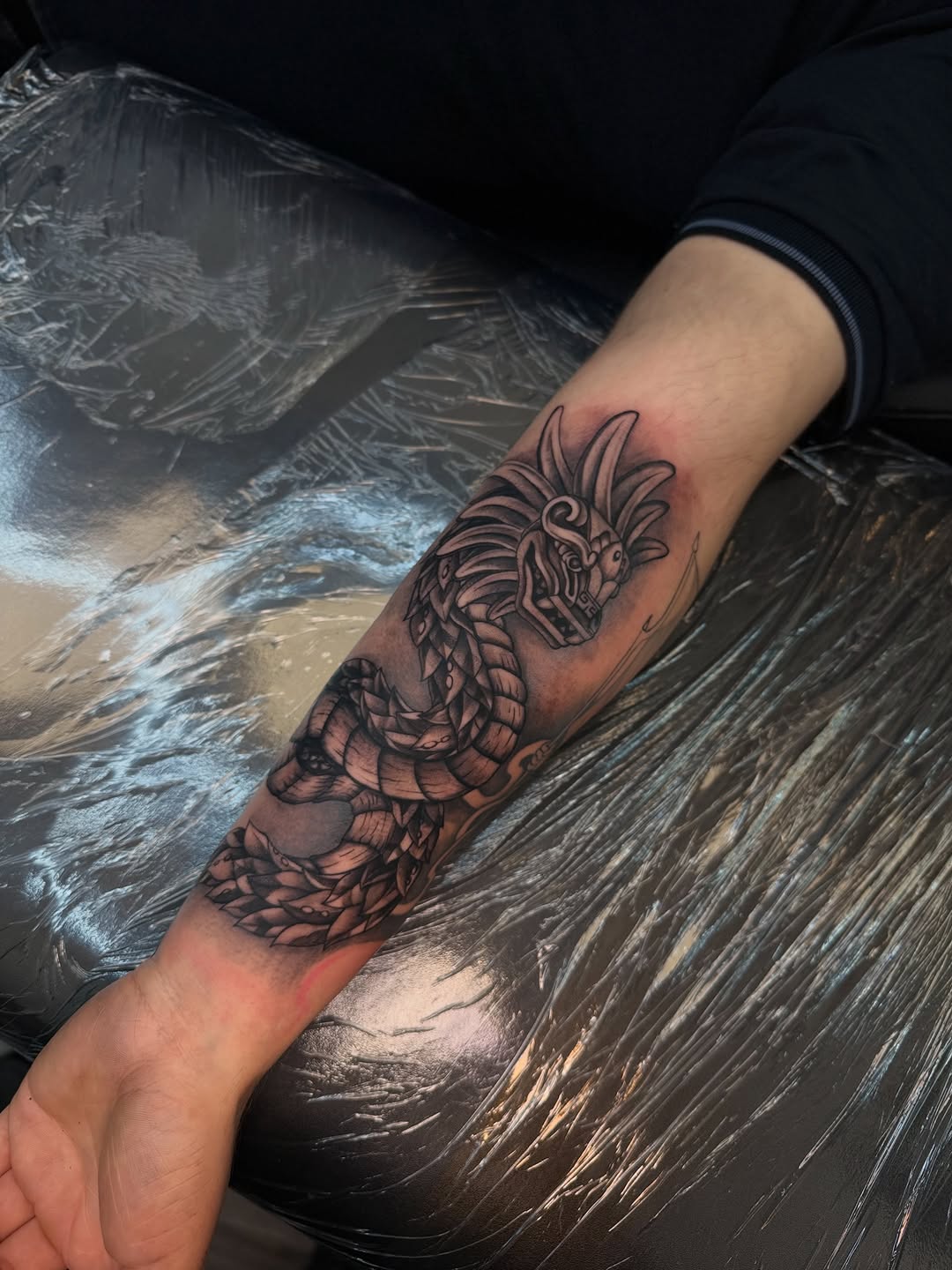 Tattoo by @kyle.inkz โ black_and_grey, realism