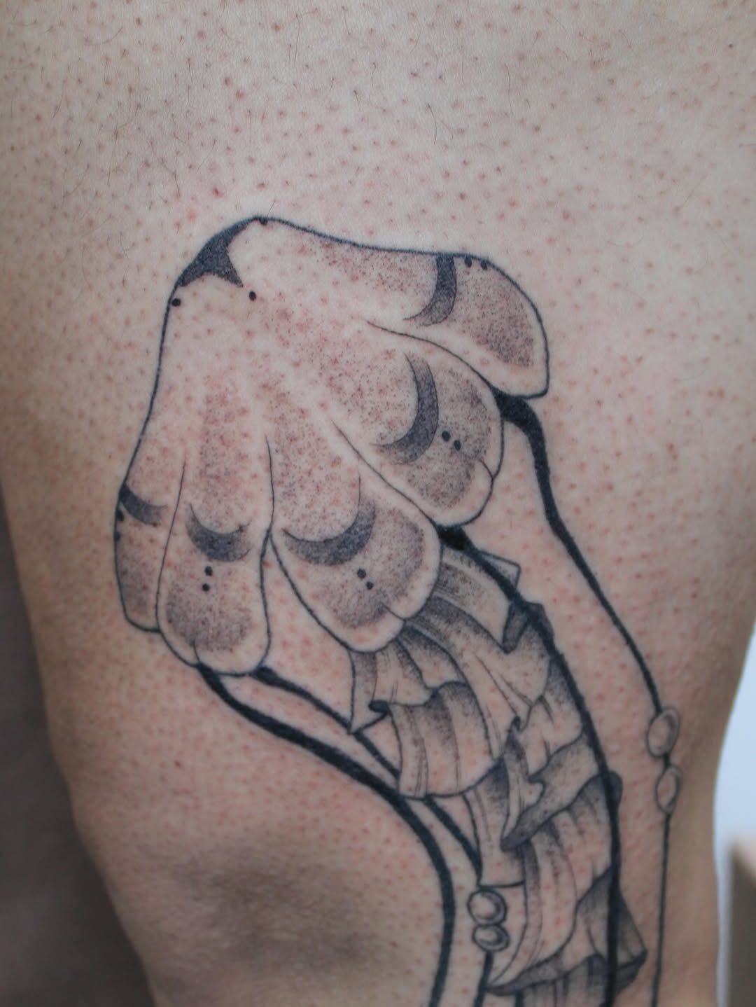 Tattoo by @jaymarietattoos — black_and_grey