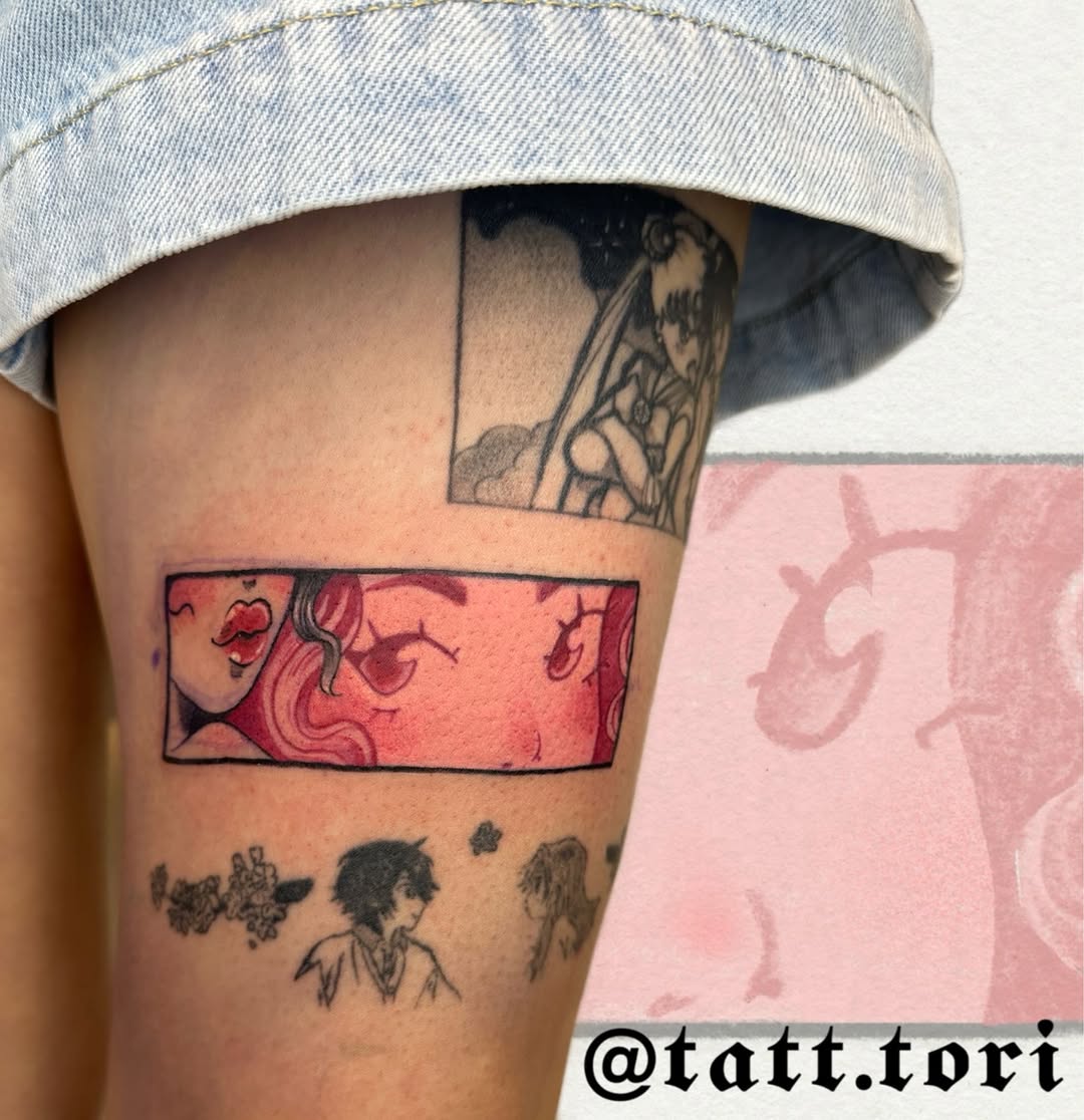 Tattoo by @tatttori — anime