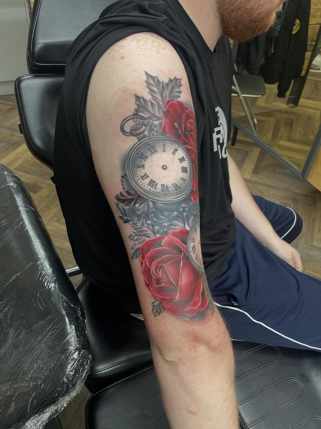 Tattoo by @savinggracetattoos — realism, black_and_grey