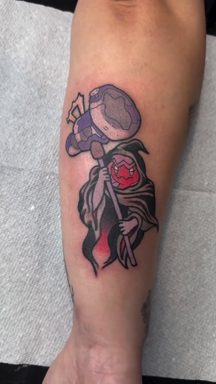 Tattoo by @mercydeantattoo — illustrative, new_school