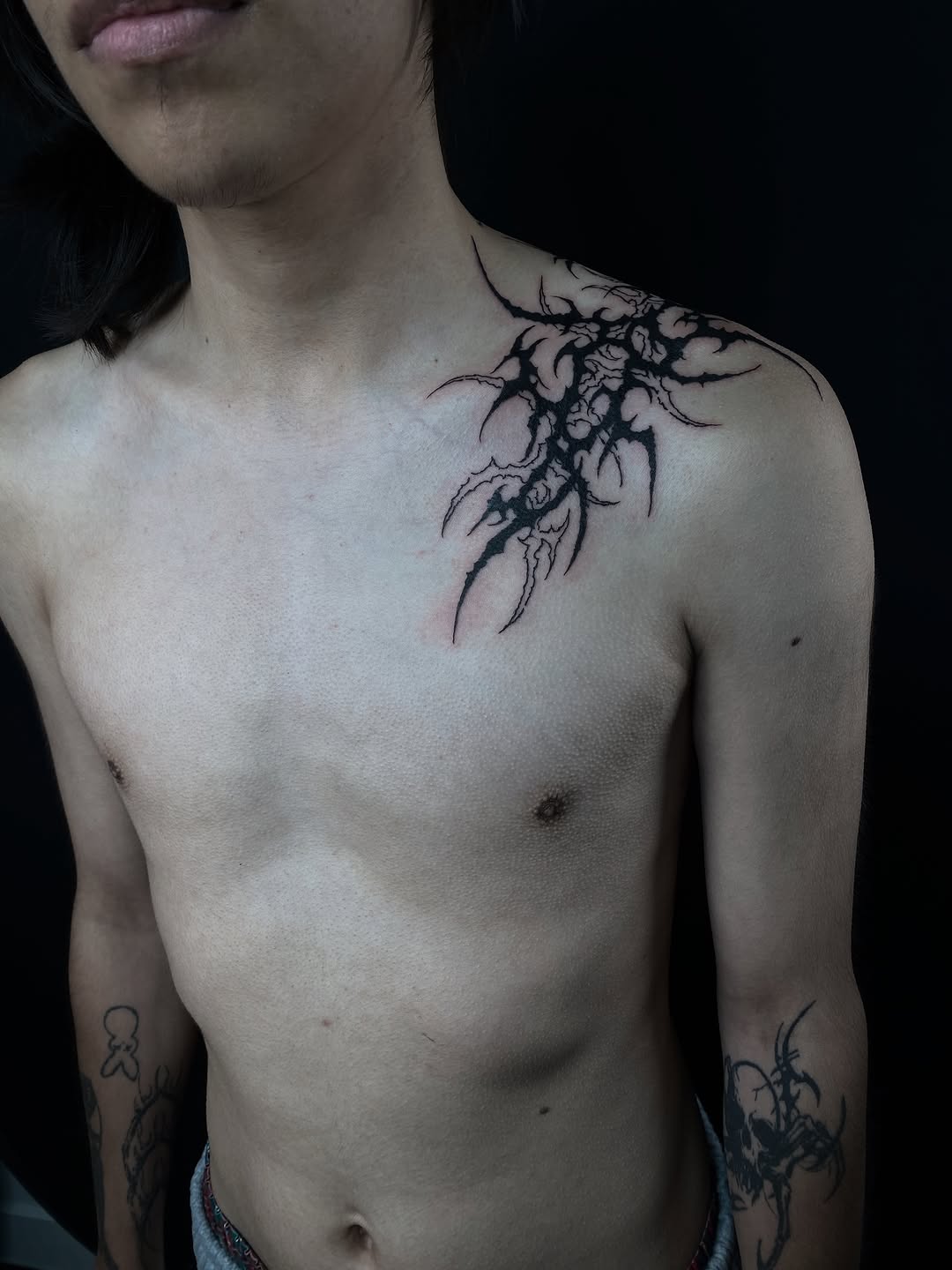 Tattoo by @skinwalker.ta2 โ blackwork, illustrative