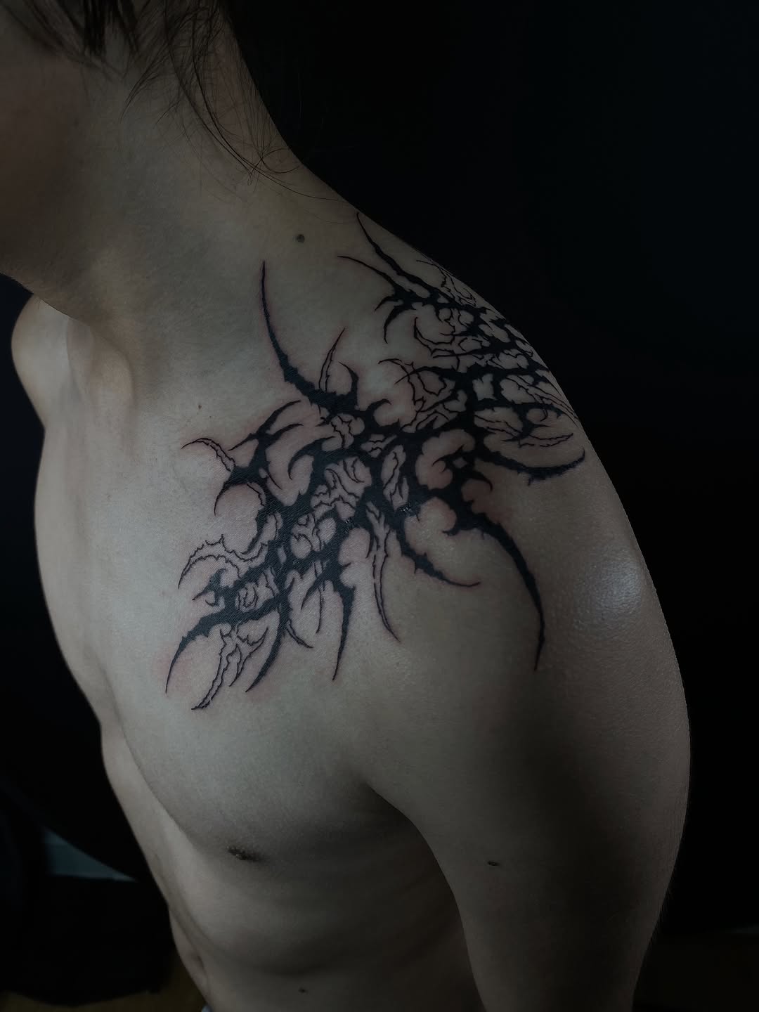 Tattoo by @skinwalker.ta2 โ blackwork, illustrative