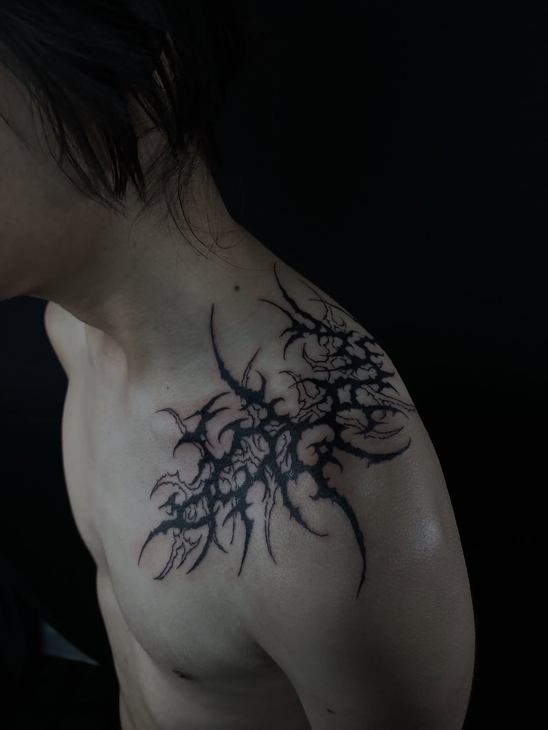 Tattoo by @skinwalker.ta2 โ blackwork, illustrative