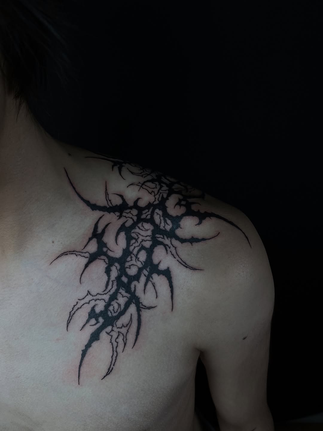 Tattoo by @skinwalker.ta2 โ blackwork, illustrative