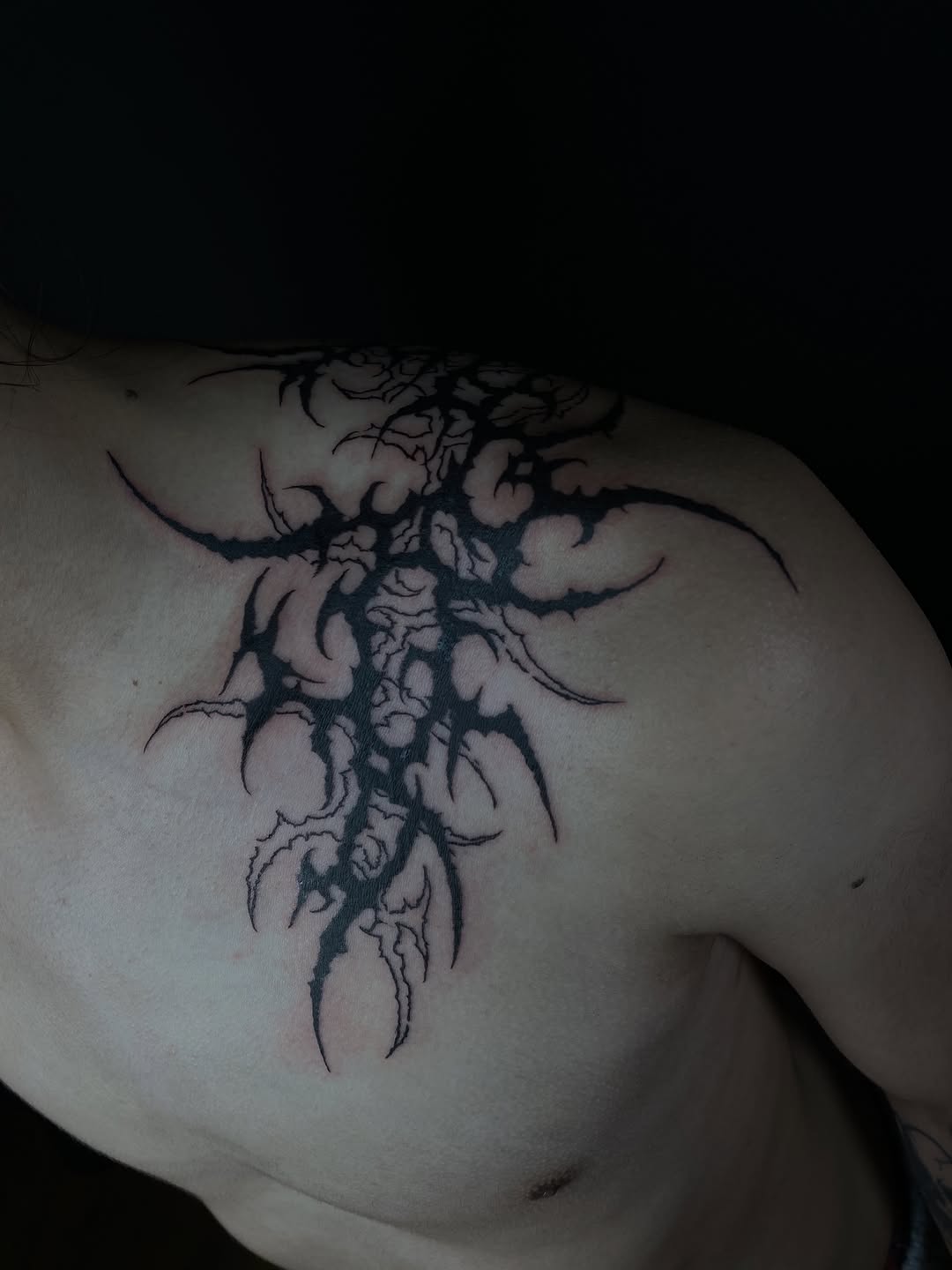 Tattoo by @skinwalker.ta2 โ blackwork, illustrative