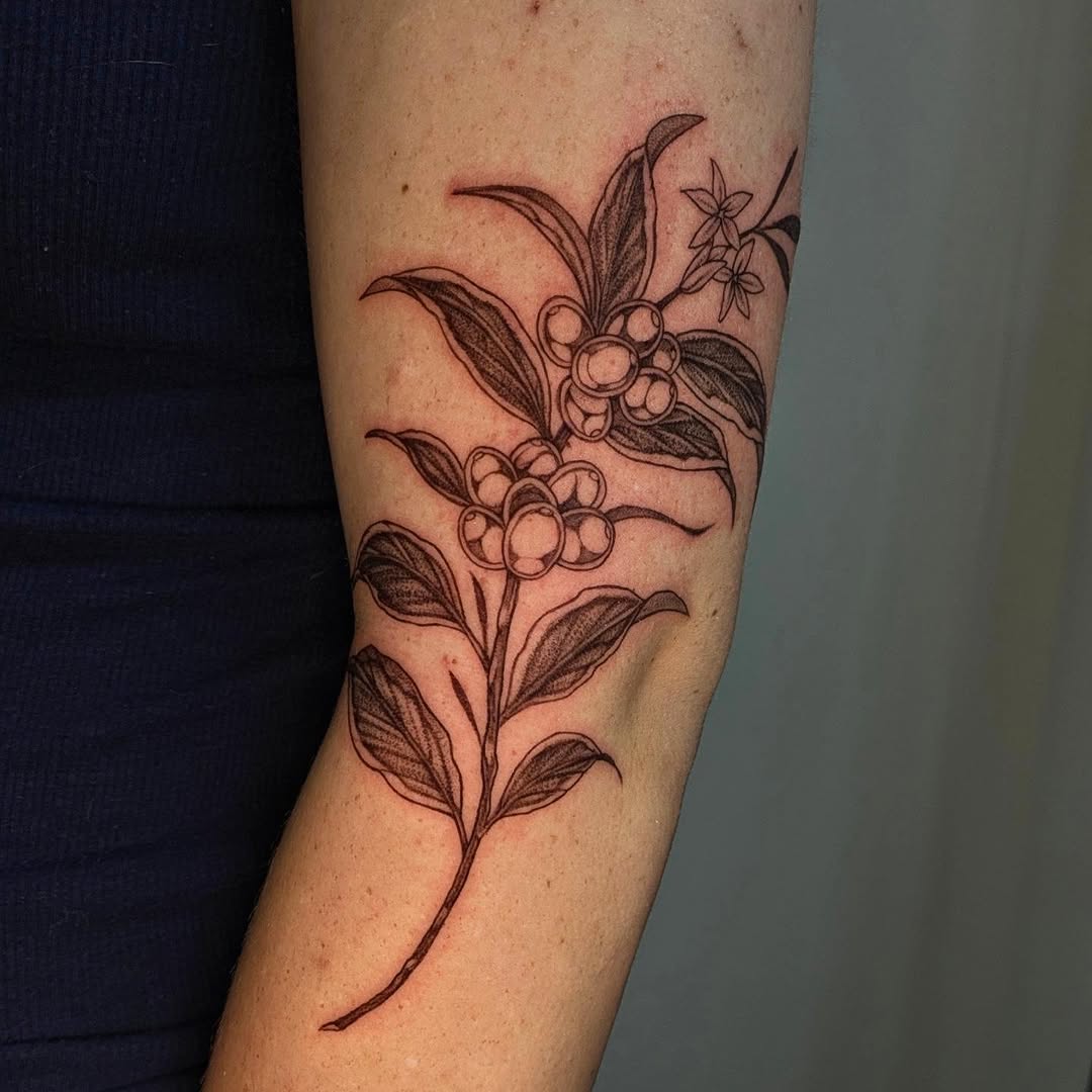 Tattoo by @jasdillonart — fine_line, black_and_grey