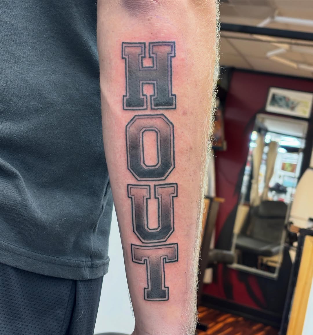 Tattoo by @shearnenator — lettering_script