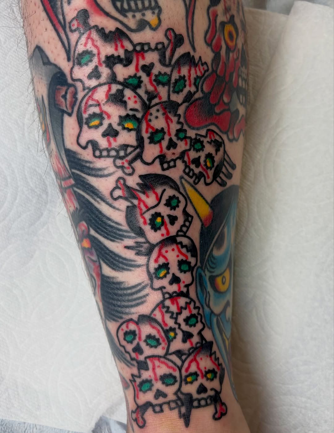 Tattoo by @tonyyoungtattoo — american_traditional, blackwork