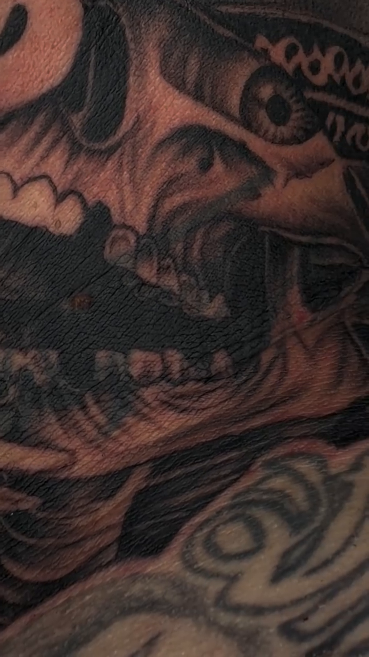 Tattoo by @dropletz619 — black_and_grey, realism