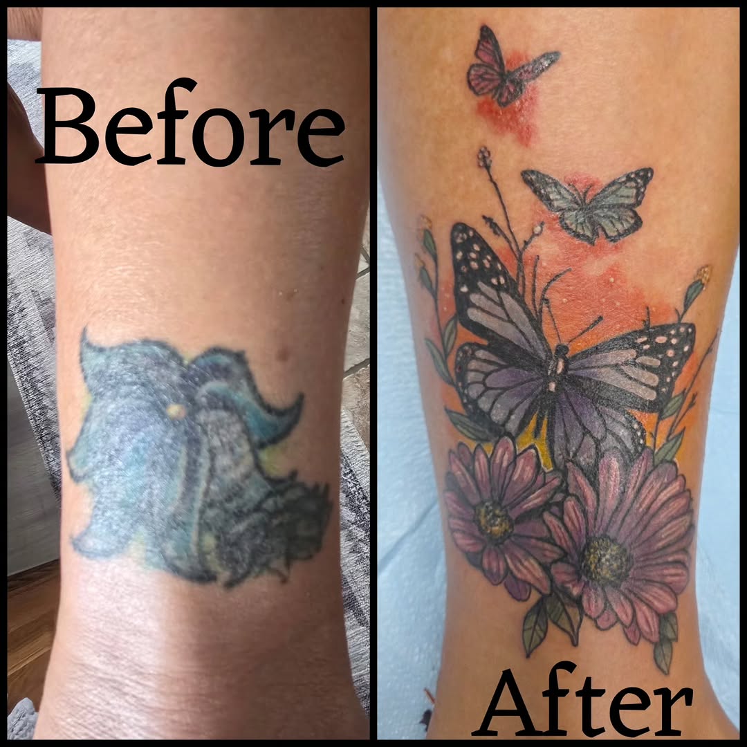 Tattoo by @tattymatty999 — illustrative, watercolor
