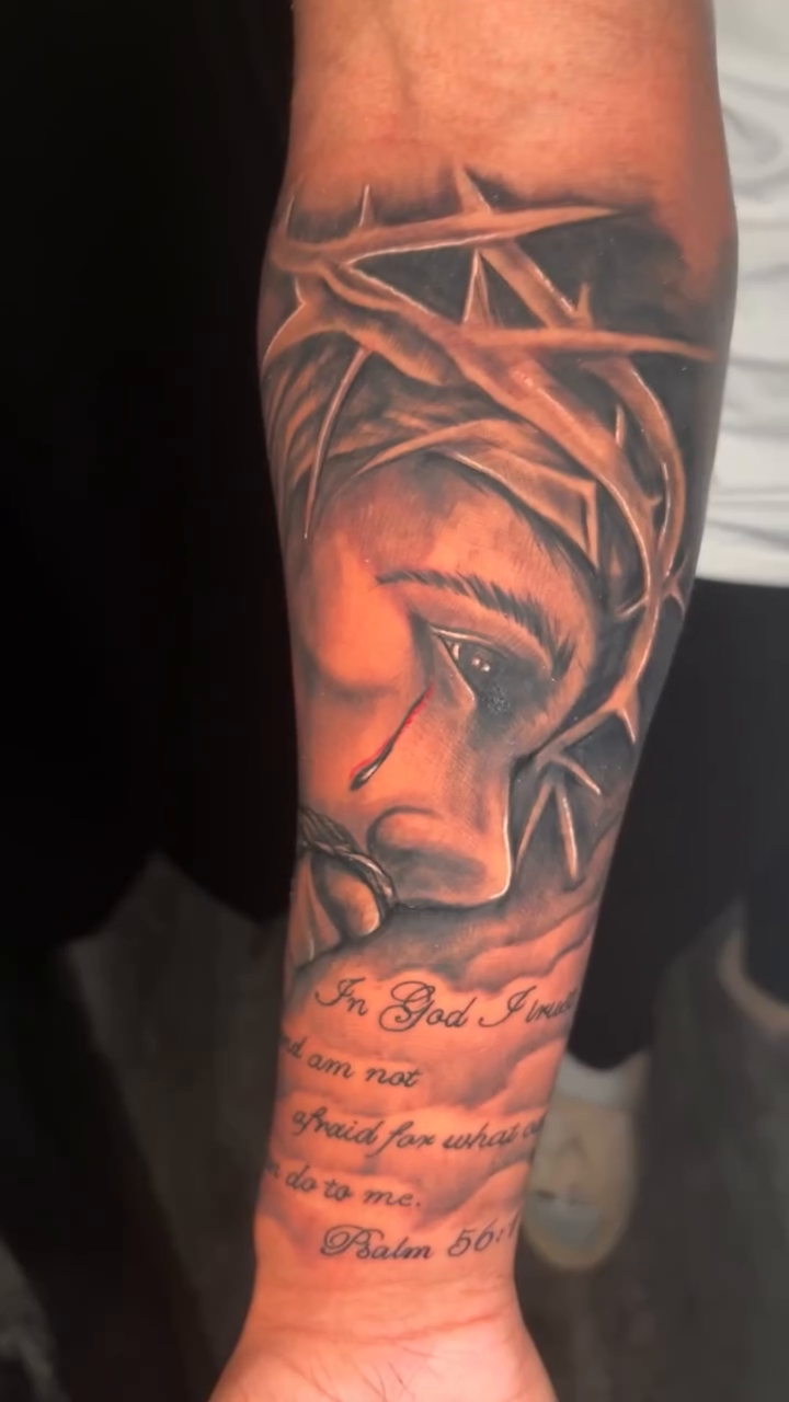 Tattoo by @shaunboweink — black_and_grey, realism