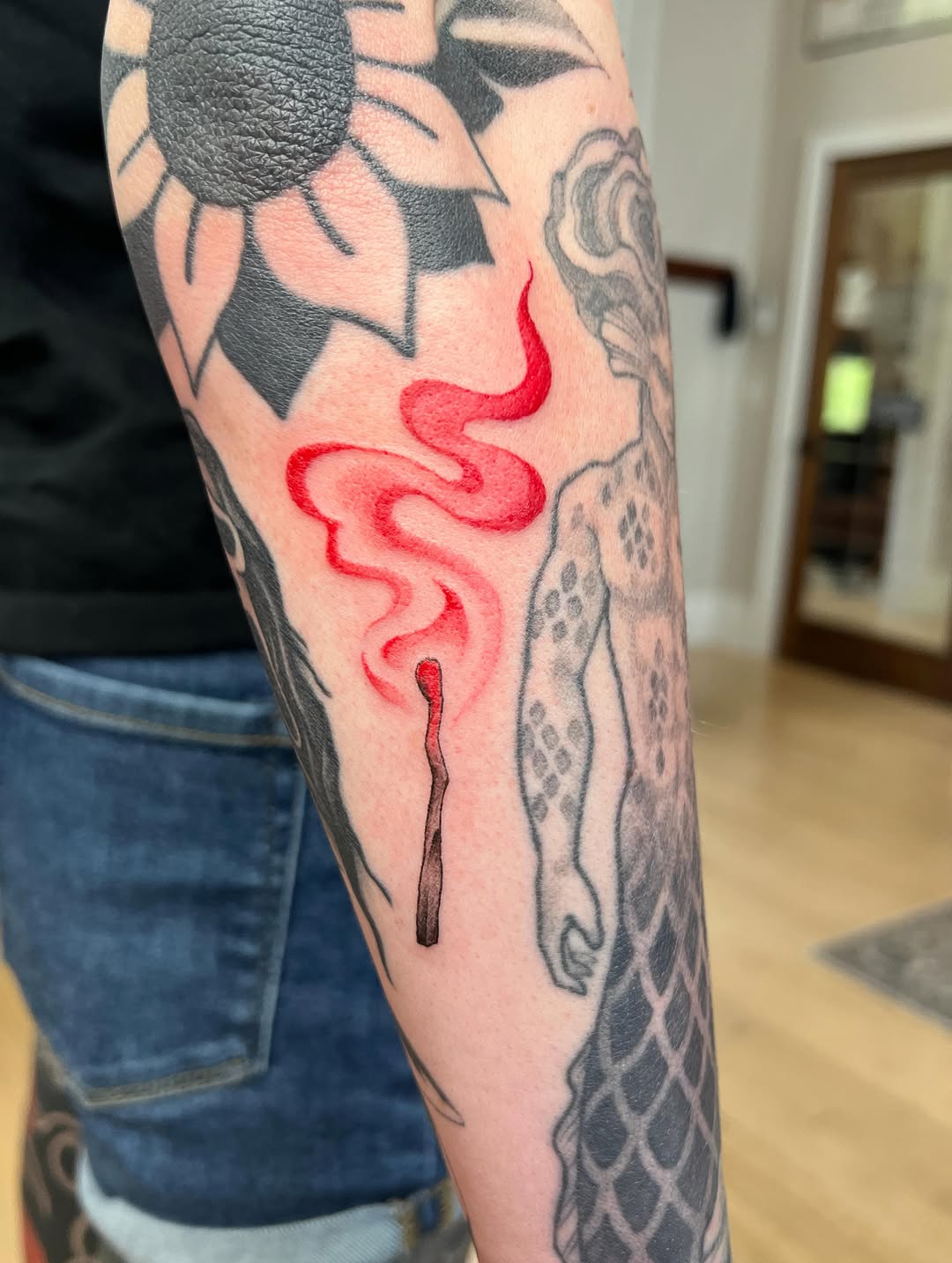 Tattoo by @jbren.art — realism, trash_polka