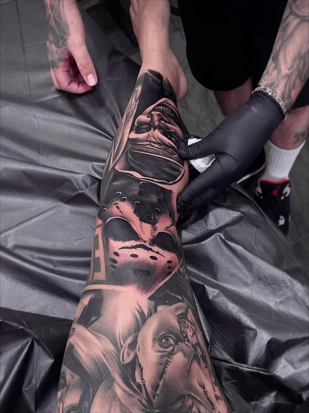 Tattoo by @erickgutierrezart1 — black_and_grey, realism