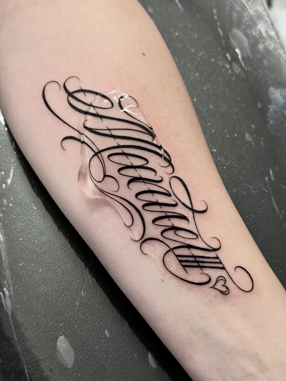 Tattoo by @fernxndojrtatts — lettering_script