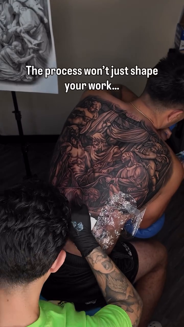 Tattoo by @yudel_tattoos — black_and_grey, illustrative