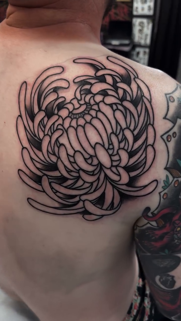 Tattoo by @lastofadyingbreed7777 — japanese_irezumi, black_and_grey