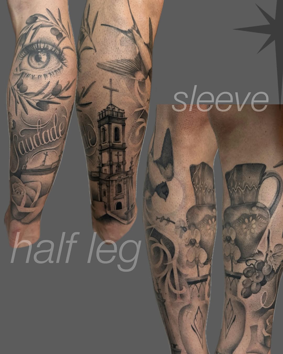 Tattoo by @piinkywabbiit — black_and_grey, realism