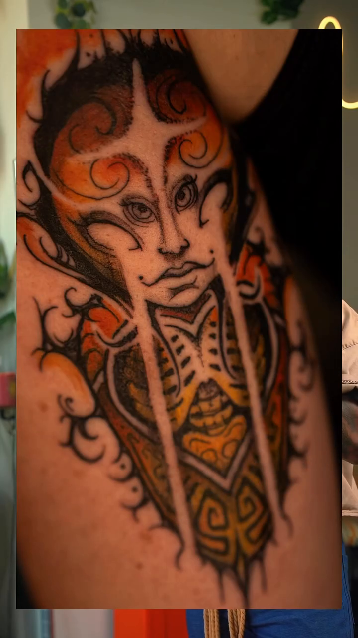 Tattoo by @tatzu__ โ japanese_irezumi, black_and_grey