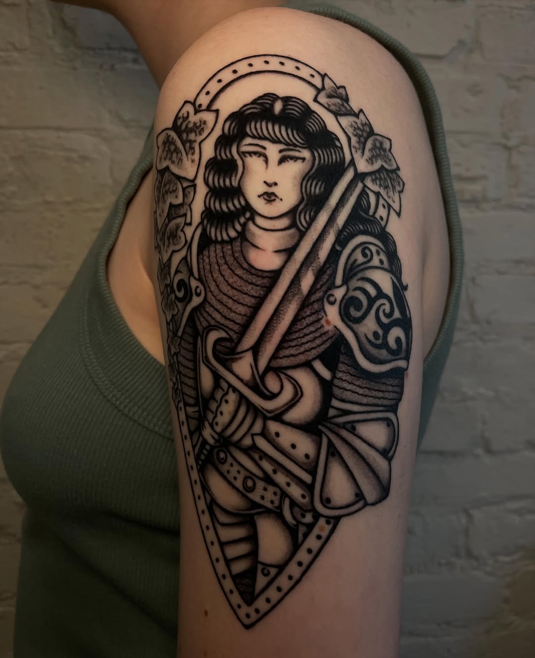Tattoo by @miramtattoo — american_traditional, black_and_grey