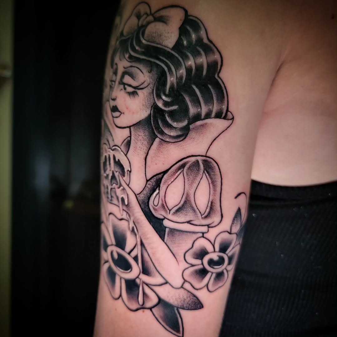 Tattoo by @suckafish_tattoos — american_traditional, illustrative